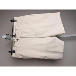 Goodfellow & Co Men’s Dress Shorts 28 Cream Stretch 9” Inseam NWT